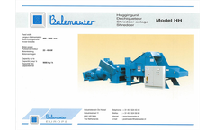 Model HH - Horizontal Feed Hogging Unit Brochure
