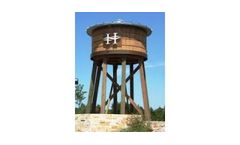 Elevated Wood Water Tower