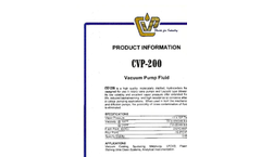 Model CVP-200 - Vacuum Fluid Pump - Brochure