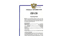 Model CVP-170 - Flushing Fluid - Brochure