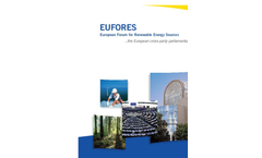 European Forum for Renewable Energy Sources (EUFORES) Brochure