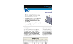 MSP - Model 2930 - Liquid Flow Sensor Datasheet