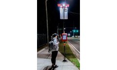 Urban Solar - Model PV Stop MAX - Transit Pole Lighting