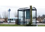 Urban Solar - Model RMS-F Series - Bus Shelter Lighting System