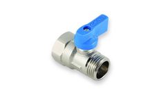 Kaspa - Model 05.03.321 - Mini Brass Ball Valve