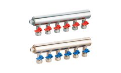 Kaspa - Model 18.19.882 - 1" 3/8" Manifold with Mini Valve