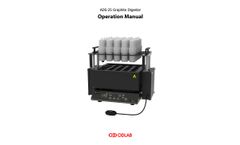 Odlab - Model ADS-25 - Automatic Graphite Acid Digestion System - Operation Manual