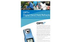 OPTi - Digital Hand Held Refractometers - Brochure