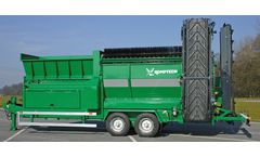 Komptech - Model Primus - Hydraulic Central Axle Trailer Screen