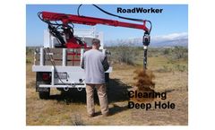 RoadWorker - Unique Truck Mounted Post Hole Drilling and Auger