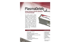 Ldetek - Model Plasmadetek - Plasma Emission Detector for Gas Chromatograph - Brochure