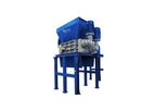 SA Eng. - Model SA4 - 1300 - Four Shaft Shredder