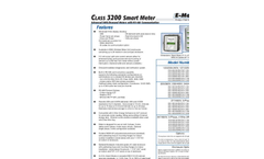 Class - Model 3200 - Smart Meter with RS-485 Communications- Brochure