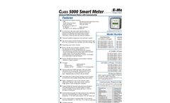 Class - Model 5000 - Smart Meter with Dual Protocol Communications Brochure