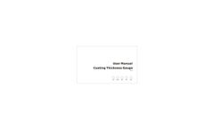 Hairuis - Model EC-770XE - Coating Thickness Gauge with External Probe Brochure