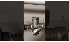 Delta Venturi Steam Trap on Steam Line - Video