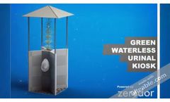 Zerodor Waterless Urinal Kiosk - Video