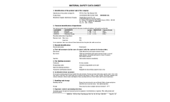 Tiger Select - Benzene & Total Aromatic Compound (TAC) Gas Detector - MSDS