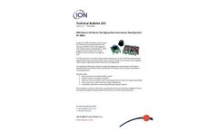 ION - Model SDK - Sensor Development Kit - Technical Bulletin