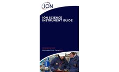 Ion Science Instrument Guide - Brochure