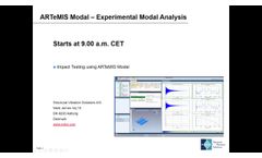 Webinar on Experimental Modal Analysis (EMA) Using ARTeMIS Modal - Video