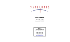 Hyperspectral Shallow Water Profiling System Manual