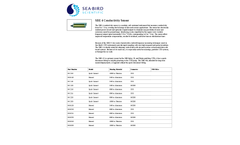 SBE - Model 4 - Conductivity Sensor - Datasheet