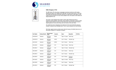 SBE - Model 911plus - CTD Sensor for Primary Oceanographic Research Tool - Brochure
