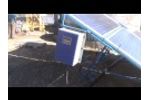 2 KW solar water pumping system with 8 panels on trolley 