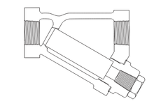 IFC - Model Y250TIT - Cast Iron Threaded Strainer