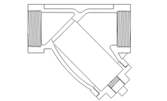 IFC - Model Y125SBT - Cast Bronze Threaded and Sweat Strainer