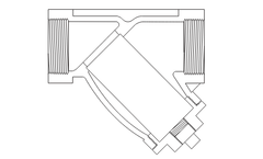 IFC - Model Y250TBT - Cast Bronze Threaded and Sweat Strainer
