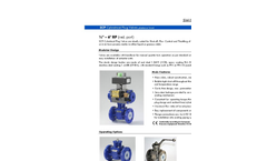 Swissfluid - Model SCP - Cylindrical Plug Valves - Datasheet