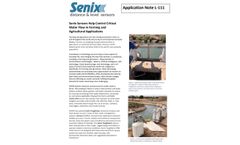 Senix Sensors Help Control Critical Water Flow in Farming and Agricultural Applications - Application Note