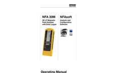 Model NFA 30M 3D LF - Magnetic Field Analyzer with Data Logger  - User Manual