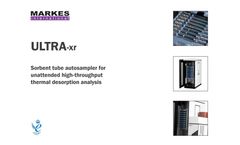 Markes UNITY-ULTRA-xr Multi-tube Thermal Desorber with Advanced Upgrade Options - Brochure