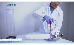 Unopex B 15 Mini Spray Dryer - Assembling Outlet Filter - Video