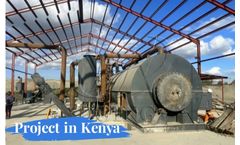 DOING 15Ton Capacity Waste Tire Recycling Pyrolysis Machine in #Kenya
