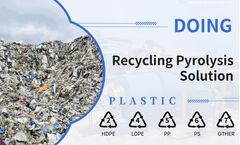 Why is PVC not used for pyrolysis?
