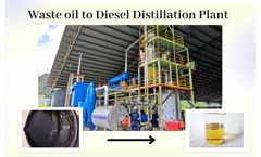 How to Refine Waste Motor Oil into Diesel?