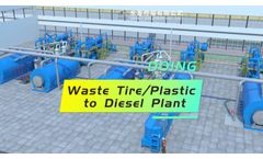 DOING - Model DY - Waste Tire Plastic to Diesel Recycling Machine