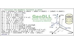 GeoDLL - Version 24.33 - Geodetic Development Kit Development Tool for coordinate transformation and GIS