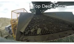 Screening sticky Shale Rock - Video