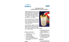 NanoCeram - Model LR Series - Lenticular Replacement Pleated Filter Cartridges Brochure