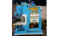 RHE - Model RCM-100 - Hydraulic Iron Cutting Bending Press Machine