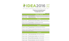 Community Energy: Moving Microgrids Forward Full Workshop Schedule- Brochure
