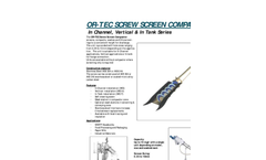 OR-TEC - Screw Screen Compactor - Brochure
