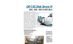 OR-TEC Rocker - Screw Press - Brochure
