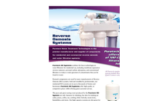 Premium PureT - Model RO4-50-NP - 4 Stages RO System Brochure