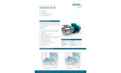 EDUR - Model Series NUB, CB, BC - Single Stage Close-Coupled Pumps - Brochure